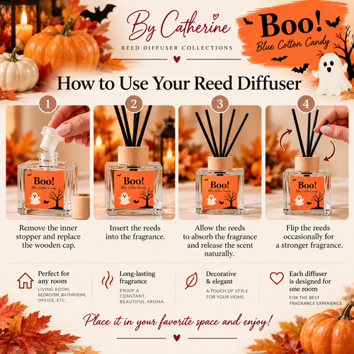 BOO! Halloween Reed Diffuser – 4 oz